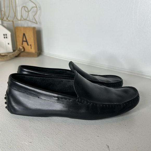 Tod’s Men’s Size 8 (Fits Men's 9.5) Black Leather Driving Loafers Made in Italy - Picture 4 of 10